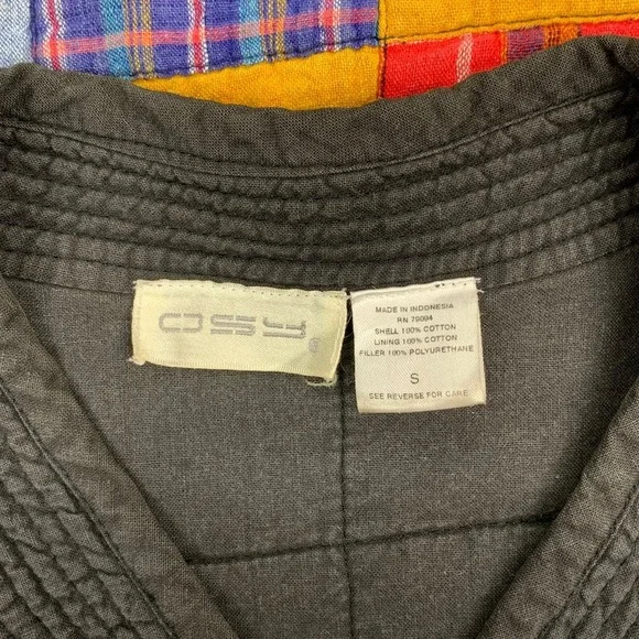 ❌SOLD❌90's patchwork color block cotton spring jacket by OSY - Picture 6 of 16